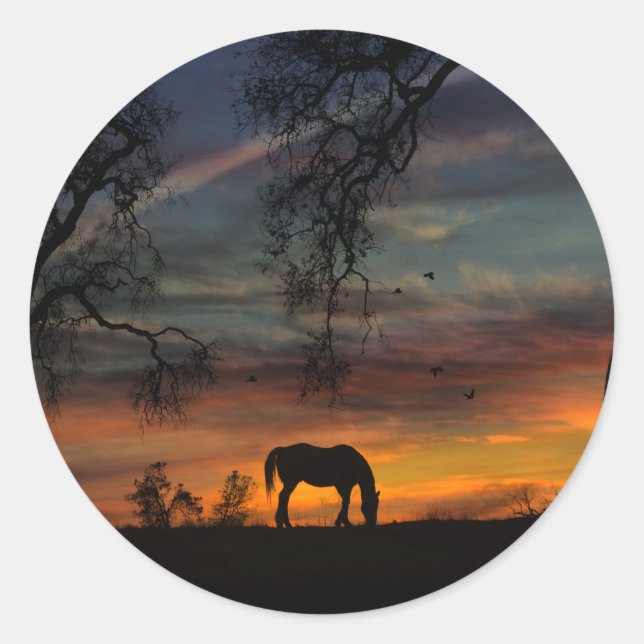 Aufkleber für Pferde und Vögel (Vorderseite)