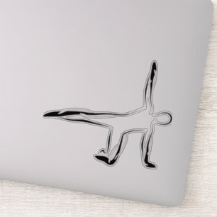 Aufkleber für Pilates-Pose