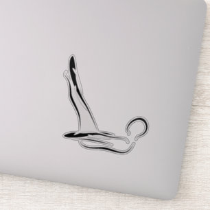 Aufkleber für Pilates-Pose