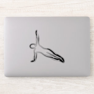 Aufkleber für Pilates-Pose