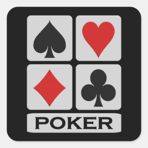 Aufkleber für Poker