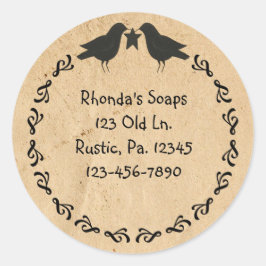 Aufkleber für primitive Krähen