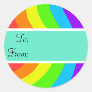 Aufkleber für Rainbow-Gift