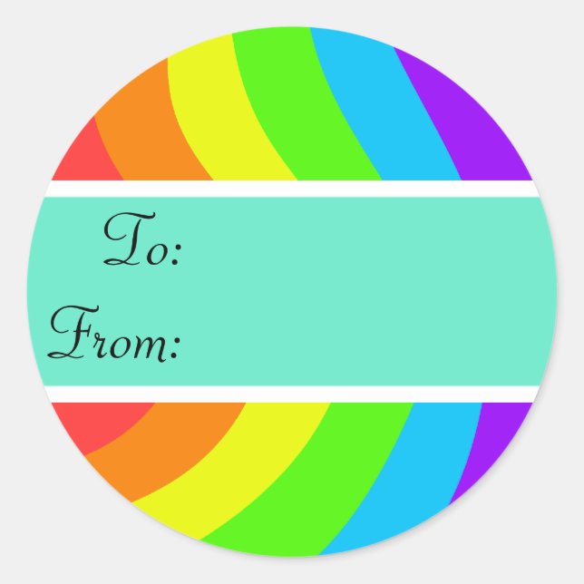 Aufkleber für Rainbow-Gift (Vorderseite)