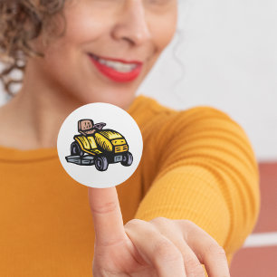 Aufkleber für Rasenmäher