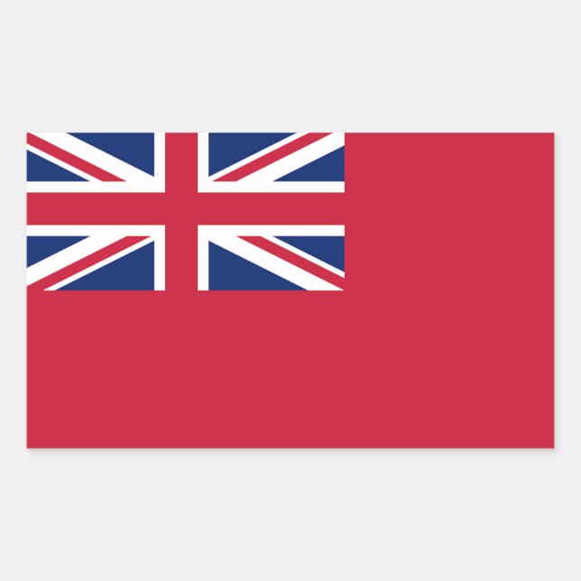 Aufkleber für Red Ensign (Vorderseite)