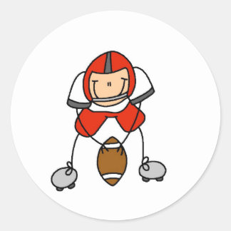 Aufkleber für Red Football Player