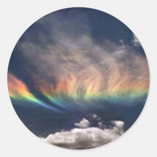 Aufkleber für Regenbogenfeuer