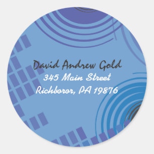 Aufkleber für Rock'n'Roll-Rücksendeadresse