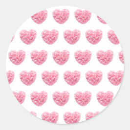 Aufkleber für rosa Herzen