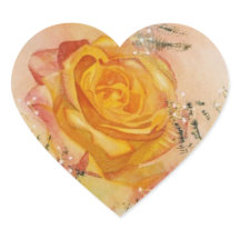 Aufkleber für Rose