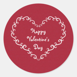 Aufkleber für Rot und Weiß