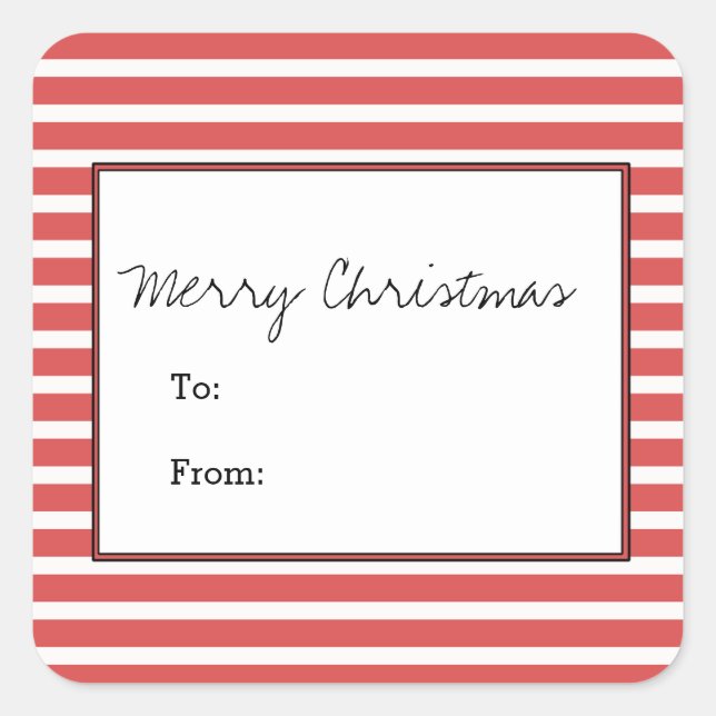 Aufkleber für Rote Feiertage (Vorderseite)