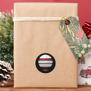 Aufkleber für rote und weiße Droid-Symbole