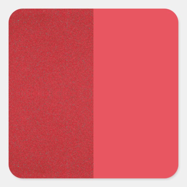 Aufkleber für Rotes Matt in Split - Custom Look (Vorderseite)