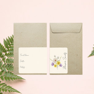 Aufkleber für Saatgutpackung Blume - Packungseti