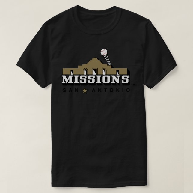 Aufkleber für San Antonio Missionen T-Shirt (Design vorne)