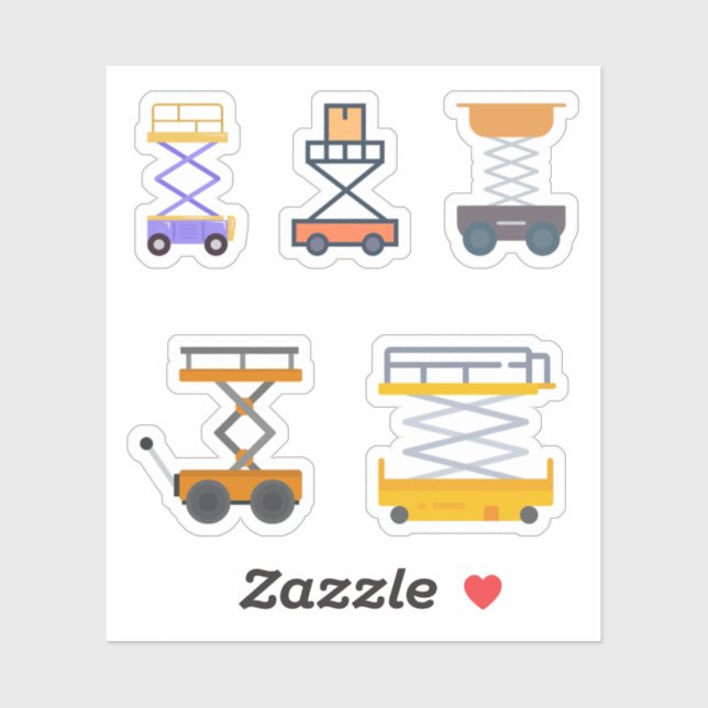 Aufkleber für Scheren (Blatt)