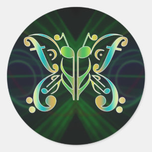 Aufkleber für Schmetterlinge