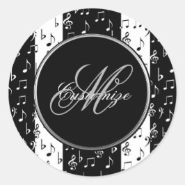 Aufkleber für schwarze und weiße Streifen