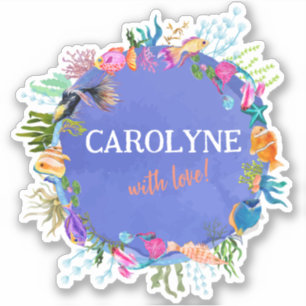 Aufkleber für Siegel personalisiert