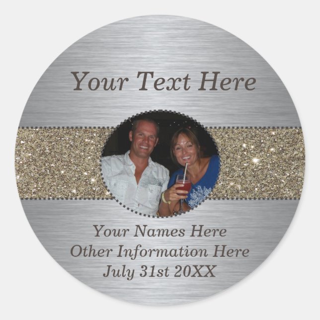 Aufkleber für Silver & Glitzer für kundenspezifisc (Vorderseite)