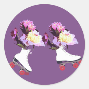 Aufkleber für Skate der Blume Peony