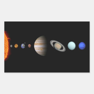 Aufkleber für Sonnensysteme