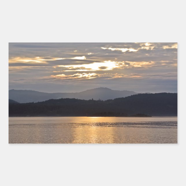 Aufkleber für Sonnenuntergang (Vorderseite)