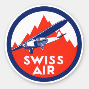 Aufkleber für Swiss Air Airways