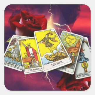 Aufkleber für Tarot-Karten