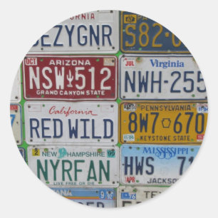 Aufkleber für Teller