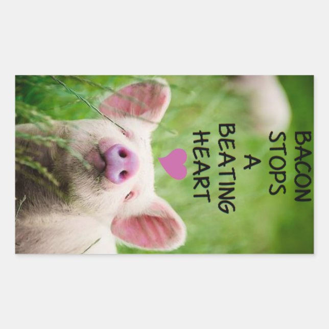 Aufkleber für Tierrechte. (Vorderseite)