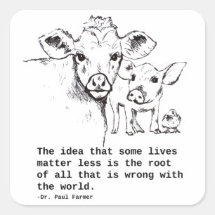 Aufkleber für Tierrechte