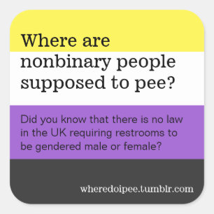 Aufkleber für Toiletten