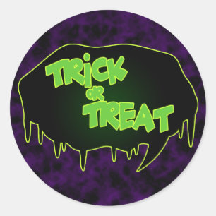 Aufkleber für Trick oder Treat