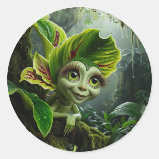 Aufkleber für tropische Pflanze