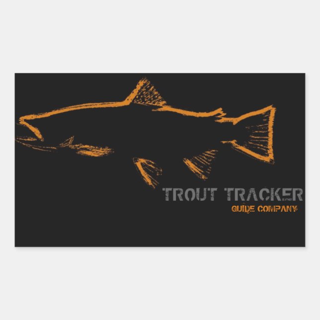 Aufkleber für Trout Tracker Guide (Vorderseite)