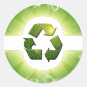 Aufkleber für Umweltprobleme