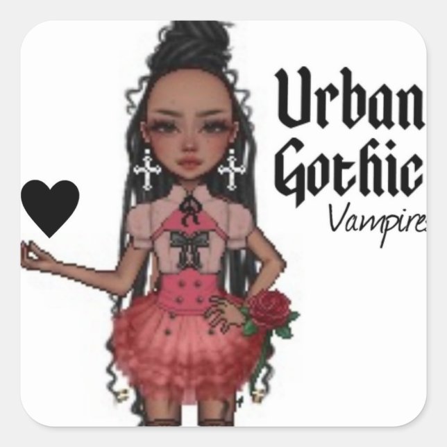 Aufkleber für urban Gothic Vampires 2 (Vorderseite)