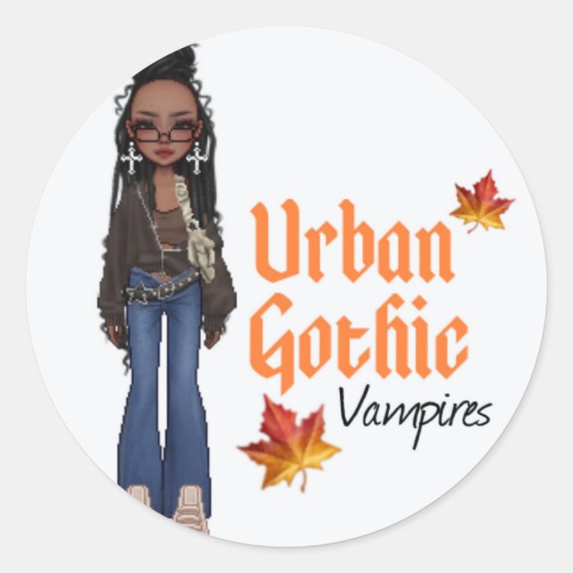 Aufkleber für Urban Gothic Vampires 6 (Vorderseite)