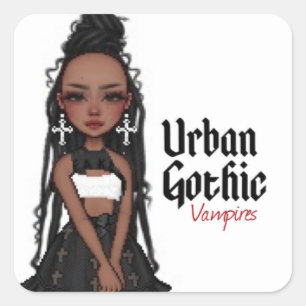 Aufkleber für urbane Gothic Vampires 1