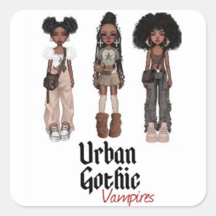 Aufkleber für urbane Gothic Vampires 5