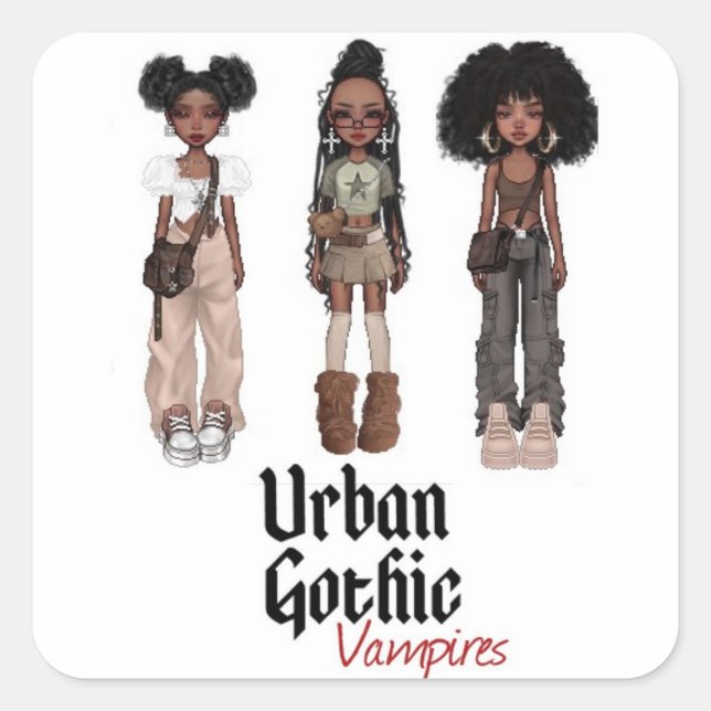 Aufkleber für urbane Gothic Vampires 5 (Vorderseite)