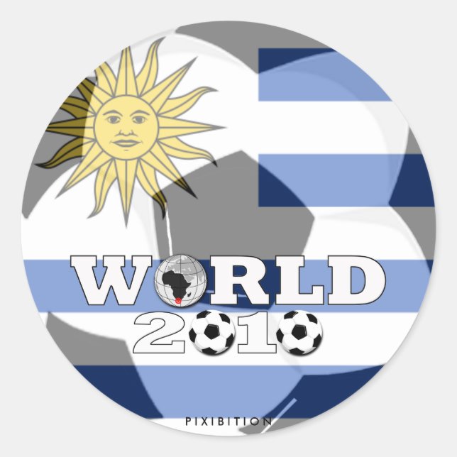 Aufkleber für Uruguay-Weltmeisterschaft (Vorderseite)