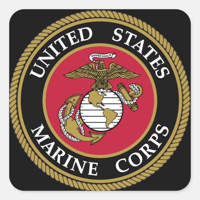 Aufkleber für US-Marine Corp (Vorderseite)
