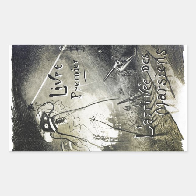 Aufkleber für Vintage Alien (Vorderseite)