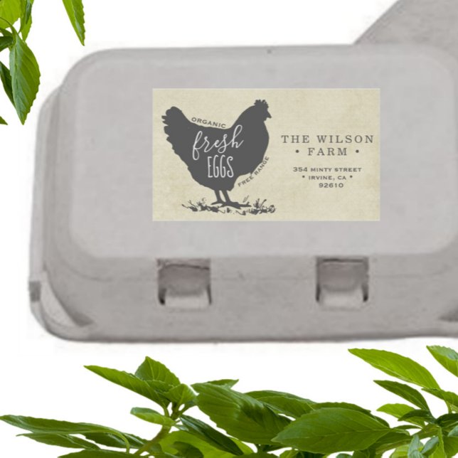 Aufkleber für Vintage Aufkleber auf dem Eierkarton (Von Creator hochgeladen)