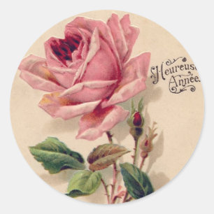 Aufkleber für Vintage Rose