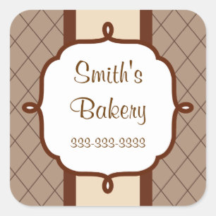 Aufkleber für Vintage Schokolade